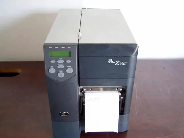 Main image of Ze bra Z4M Printer Z4M00-0001-0000 W/Test Print