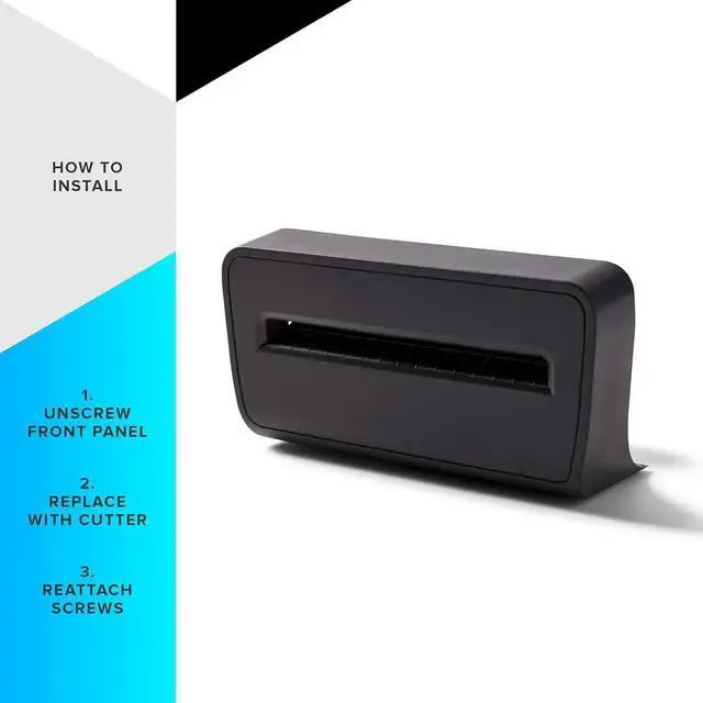 Alt view image 3 of 7 - Ze bra Cutter Attachment for ZD420c Cartridge Ribbon Desktop Printer Field Installable P1080383-042