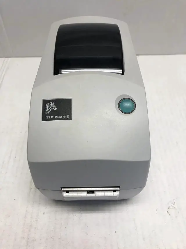 Alt view image 7 of 7 - Ze bra #S6C TLP 2824-Z USB Serial Printer W/Adapter, USB, Power Cables