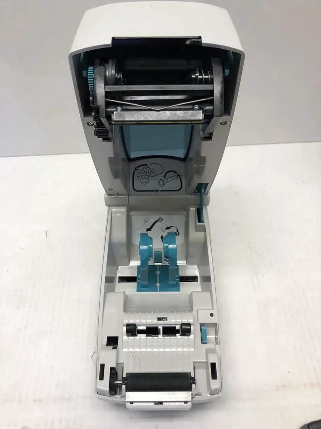 Alt view image 6 of 7 - Ze bra #S6C TLP 2824-Z USB Serial Printer W/Adapter, USB, Power Cables