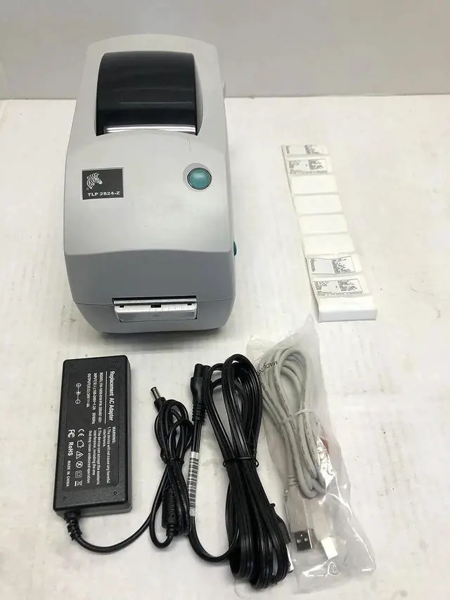 Main image of Ze bra #S6C TLP 2824-Z USB Serial Printer W/Adapter, USB, Power Cables