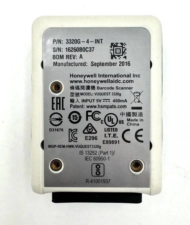 Main image of Honey,well Vuquest 3320G-4-INT Bar,code Scan,ner for 1D/2D Bar,code