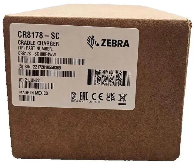 Alt view image 5 of 7 - Ze,bra CR8178-SC Bar,code Scan,ner Charging Dock Base For DS8178 DS8178-HC