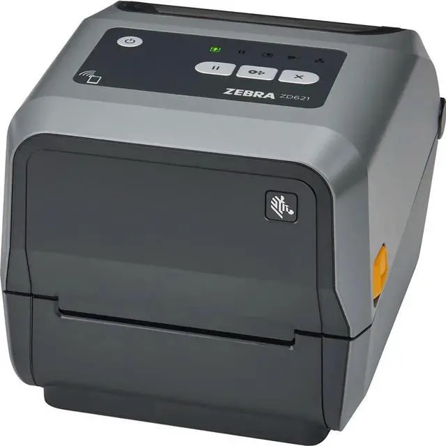 Alt view image 2 of 6 - Ze bra ZD621 300dpi Thermal Transfer Desktop Printer, Print Width 4 inch, 6 IPS - Serial, USB, Ethernet, Bluetooth Connectivity ZD621t