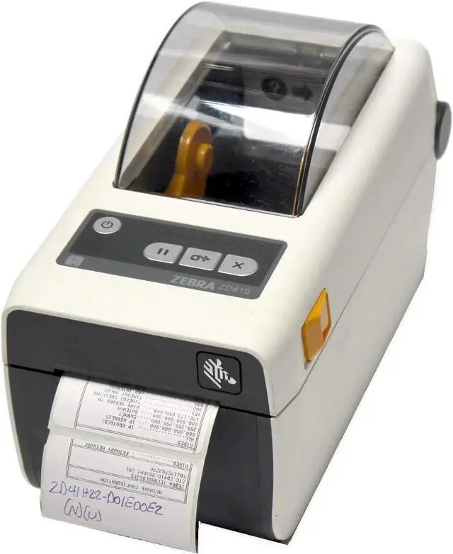 Main image of Ze bra Technologies ZD41H22-D01E00EZ Series ZD410 Direct Thermal Healthcare Desktop Printer, 203 DPI, 2", US Power Cord, USB 2.0, USB Host, BTLE, Ethernet Module, EZPL