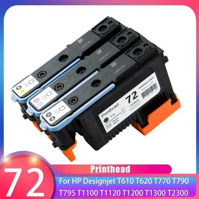Main image of For HP 72 hp72 Printhead C9380A C9383A C9384A Print Head For HP T770 T790 T1120 T1200 T1300 T620 T610 T1100 T2300 Printer