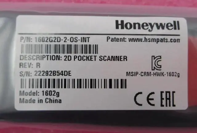 Alt view image 2 of 7 - Honey,well Voyager 1602g Pocket Scan,ner 2D Bluetooth Wireless 1602G2D-2USB-OS