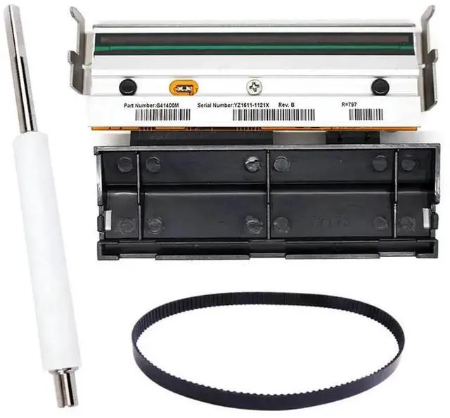 Main image of 1set Printhead Print head+Roller+Printer Belt G79056-1M 79056M Compatible for Ze bra Z4M S4M 203dpi Thermal Label Printer