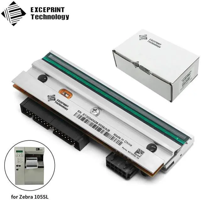 Main image of Brand New 203dpi Print Head for Ze bra 105SL Plus Thermal Bar code Label Printer,P/N:P1053360-018