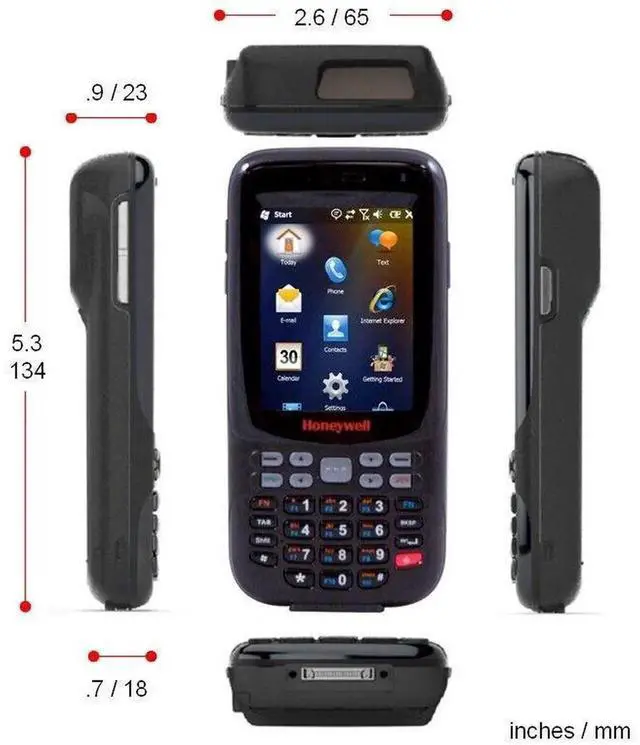 Alt view image 2 of 7 - Honey,well 6000 Honey,well Dolphin 6000 Mobile Computer Scan,ner 6000EW1-GC111SC1