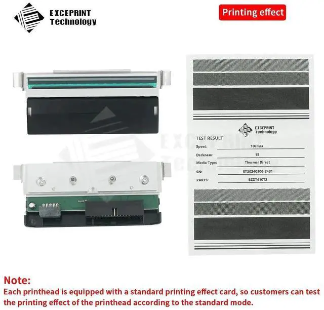 Main image of Brand New 203dpi Thermal Print Head for Ze bra ZT410 ZT411 Thermal Bar code Label Printer,P1058930-009