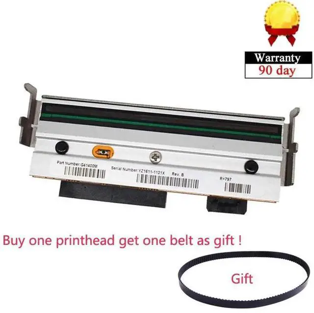 Main image of New G41400M Printhead For Ze bra S4M 203dpi Bar code & Label Printer Head,Get one Belt for Gift