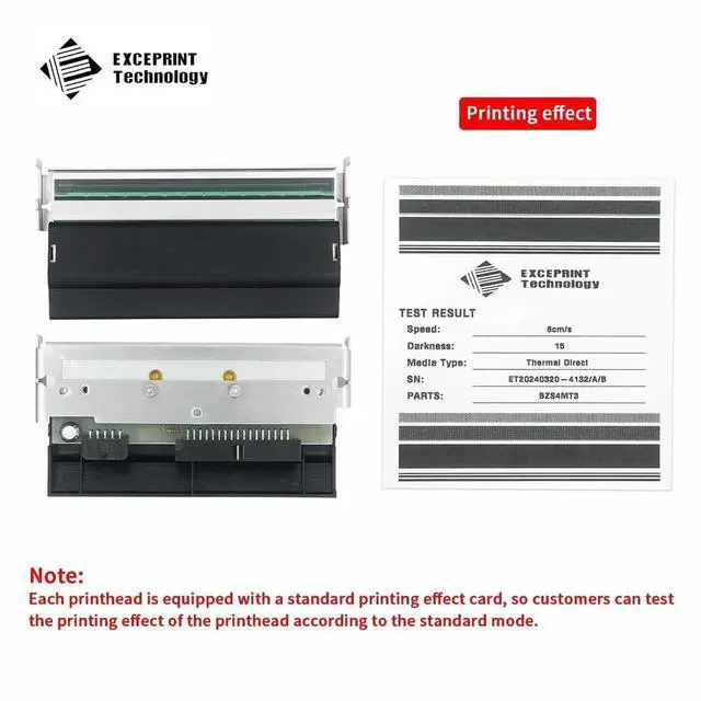 Main image of G41401M 300dpi Thermal Printhead for Ze bra S4M Bar code Label Printer,Brand New