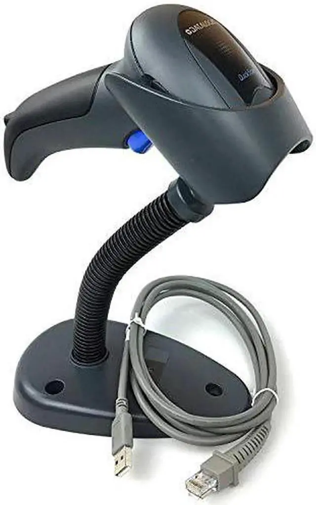 Alt view image 3 of 3 - Datalogi,c Gryphon QD2430 (1-d, 2-d and pdf417)with usb cable and stand, black