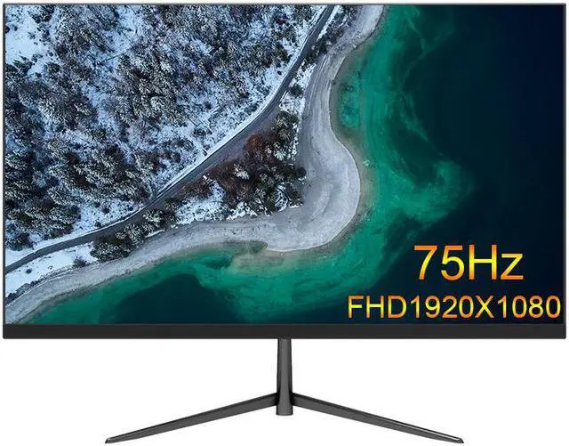 Main image of FYHXele 24inch Computer Monitor PC Monitor FHD 1080P 75Hz 1ms Response IPS Panel VESA 75*75mm Super-Slim HDMI VGA Blue Light Filter