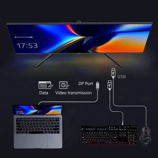 Alt view image 7 of 7 - 24 Inch 2K Monitor 75Hz Desktop PC IPS Panel 100%sRGB 8bit Hi-FRC 2560*1440 VESA 100*100 HDMI/DP Professional Color Display