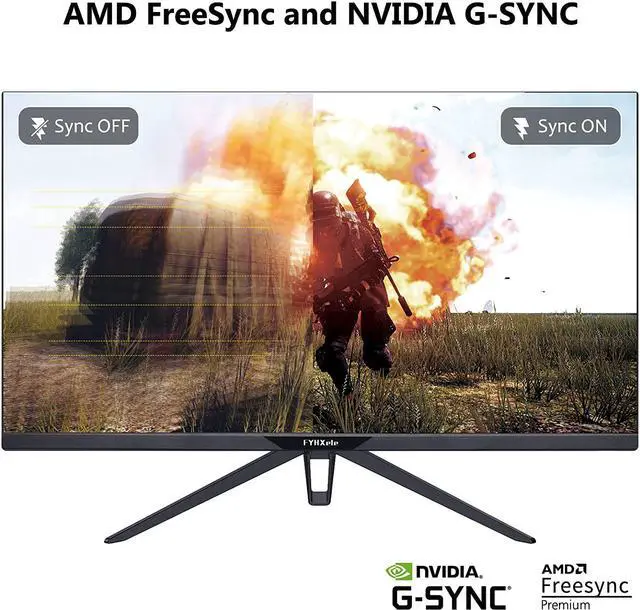 Alt view image 5 of 7 - FYHXELE 28inch PC Monitor 4K UHD 144Hz IPS Panel LCD Display Flicker Free Low Blue Light Eye Protect G-Sync HDR Speaker HDMI 2.1 for PS5