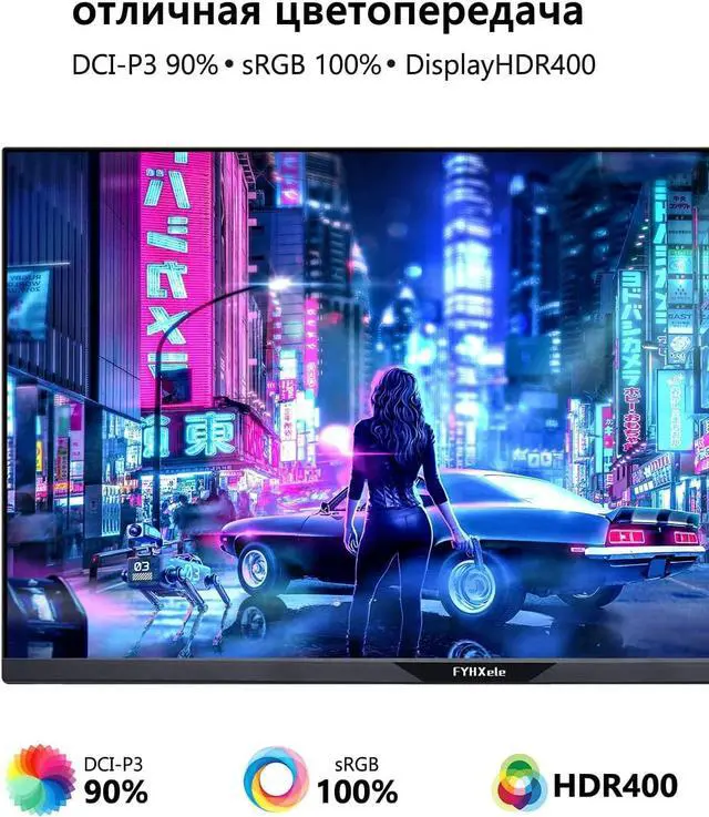 Alt view image 4 of 7 - FYHXele Gaming Monitor, 4K Monitor 144Hz 28" with Remote, UHD IPS Computer Monitor, 65W USB-C, 1ms, VESA Mount, Dual Speaker, Free-sync, DSC, 1xHDMI2.1, 1xHDMI2.0, Inputs 1xDisplayPort1.4, HDR400