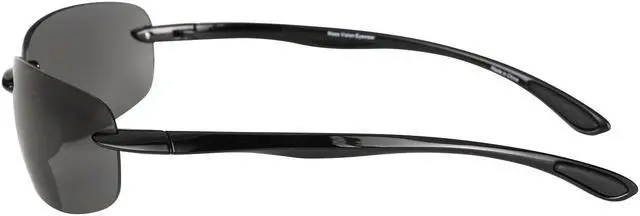 Alt view image 4 of 5 - The Influencer Polarized Bifocal Reading Sunglasses Black Smoke 3.0