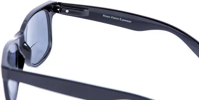 Alt view image 3 of 5 - "Lovin Rays" Polarized Sunglasses with Nearly Invisible Line Bifocal Reader for Men and Women +3.00 Black