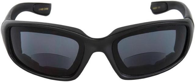 Alt view image 2 of 4 - 2 Pair of Motorcycle Bifocal Reading Sunglasses with Foam Padding +3.00