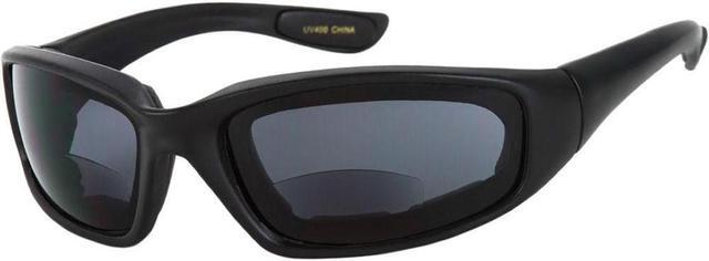 Alt view image 3 of 4 - 2 Pair of Motorcycle Bifocal Reading Sunglasses with Foam Padding +3.00