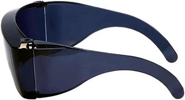 Alt view image 4 of 4 - Extra Large Cover-Ups, Black Fit Over Sunglasses For Men and Women Who Wear Prescription Glasses in the Sun