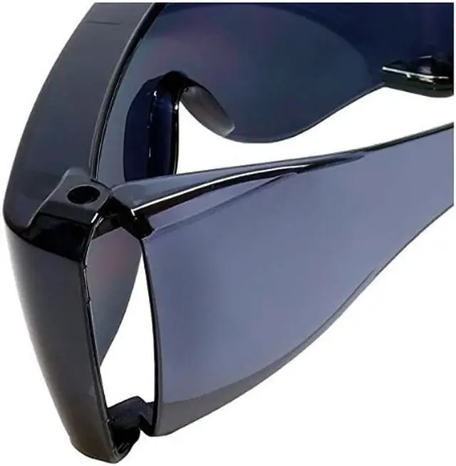 Alt view image 2 of 4 - Extra Large Cover-Ups, Black Fit Over Sunglasses For Men and Women Who Wear Prescription Glasses in the Sun