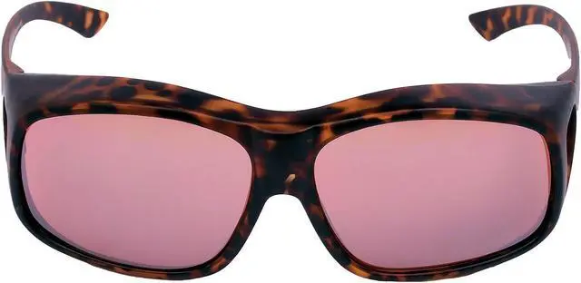 Main image of Extra Large Sunglasses that Fit Over Prescription Glasses Featuring (HD) Blue Blocker Lenses for Men and Women Tortoise