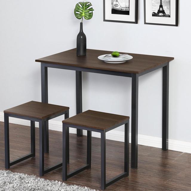 Homury 3 piece 2025 dining table set