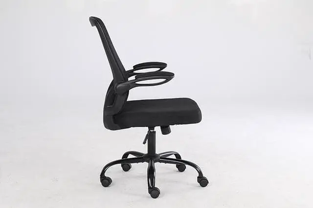 Alt view image 5 of 7 - QIGRIF furniture Store Mesh Chair Home Office Chair High Back Mesh Computer Chair Adjustable Height Swivel Chair Ergonomic Office Chair for Office, Home, School Games Entertainment Office Rest (Black)