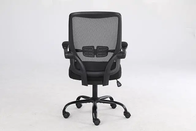 Alt view image 6 of 7 - QIGRIF furniture Store Mesh Chair Home Office Chair High Back Mesh Computer Chair Adjustable Height Swivel Chair Ergonomic Office Chair for Office, Home, School Games Entertainment Office Rest (Black)