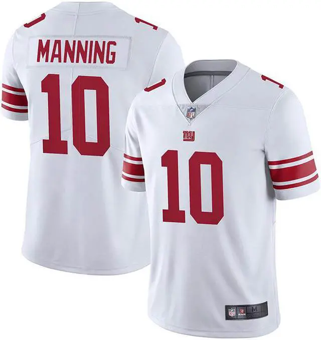 Main image of Meitu Rugby League 2021-2022 New York Giants Manning Jersey No. 10 Top White Blue