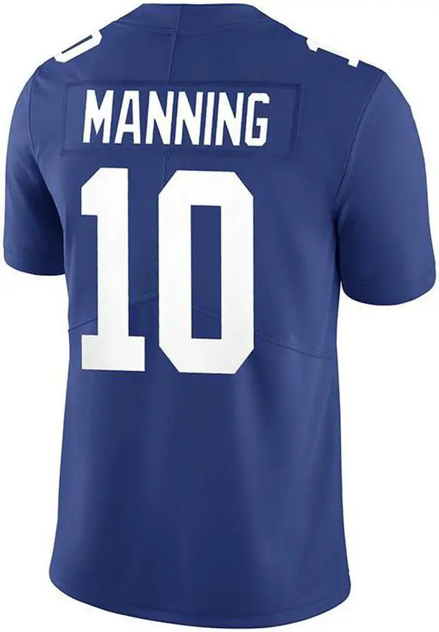 Alt view image 5 of 7 - Meitu Rugby League 2021-2022 New York Giants Manning Jersey No. 10 Top White Blue