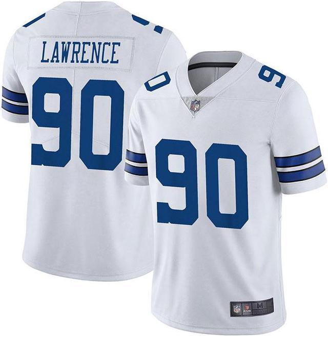 NFL 2021-2022 Dallas Cowboys Lawrence Jersey No. 90 Top Blue Black White 