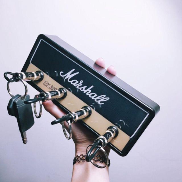 Licensed Marshall Jack Rack- Wall mounting Guitar amp Key Hanger. Incl –