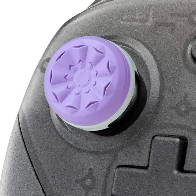 Alt view image 4 of 5 - KontrolFreek FPS Freek Galaxy Performance Thumbsticks for Nintendo Switch | 1 Mid-Rise, 1 High-Rise Concave | Purple