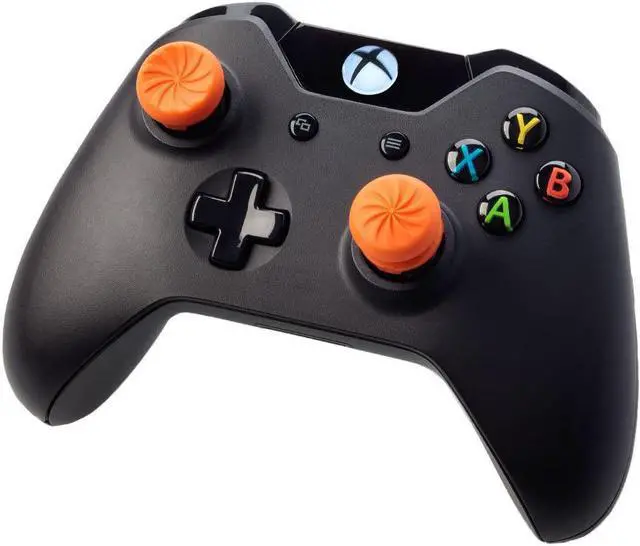 Alt view image 2 of 6 - KontrolFreek FPS Freek Vortex for Xbox One and Xbox Series X/S Controller | Performance Thumbsticks | 1 High-Rise Convex, 1 Mid-Rise Concave | Orange