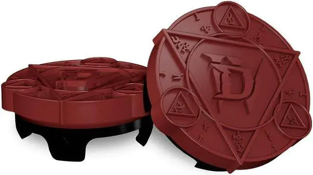Alt view image 4 of 6 - KontrolFreek FPS Freek Diablo IV for PS4 and PS5 | Performance Thumbsticks | 1 Low-Rise, 1 Low-Rise | Diablo IV Red