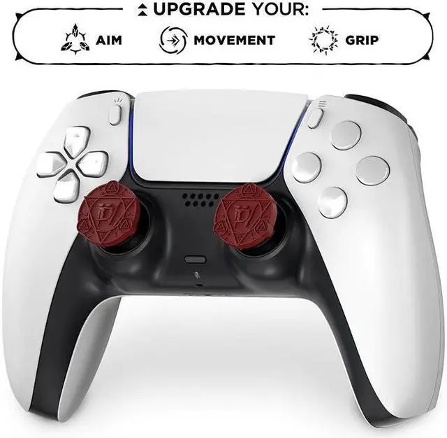 Alt view image 3 of 6 - KontrolFreek FPS Freek Diablo IV for PS4 and PS5 | Performance Thumbsticks | 1 Low-Rise, 1 Low-Rise | Diablo IV Red