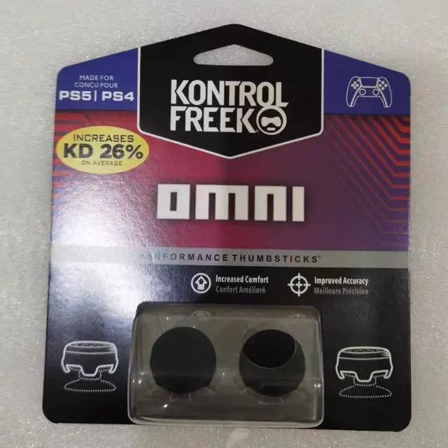Alt view image 7 of 7 - KontrolFreek FPS Freek Omni for PS4 and PS5 | Performance Thumbsticks | 1 Low-Rise, 1 Low-Rise | Black