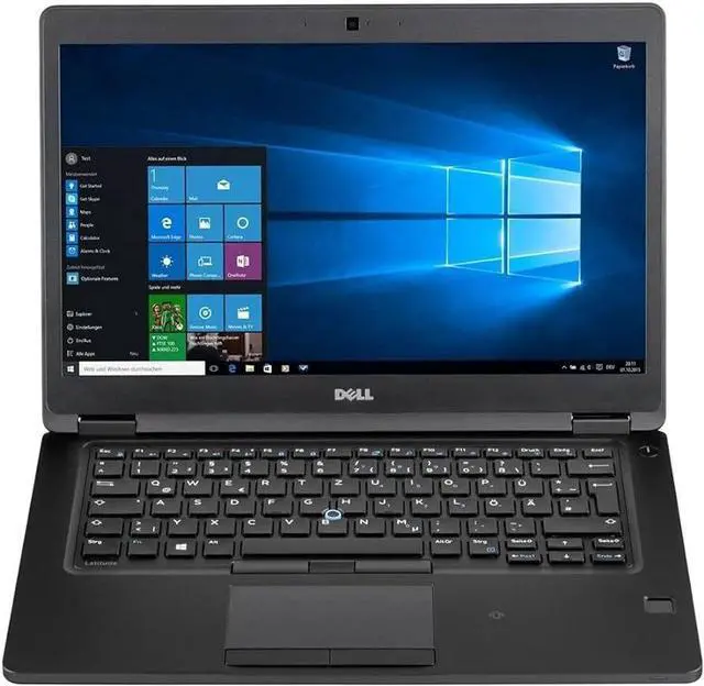 Alt view image 2 of 5 - Dell Latitude 5490 14.0-in Laptop - Intel Core i5 8250U 8th Gen 1.60 GHz 16GB 256GB SSD Windows 11 Pro 64-Bit - Bluetooth, Webcam