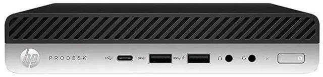 Main image of HP  Pro desk 600 G4 Business Mini Desktop PC (Intel Six-Core i5-8500T, 32GB DDR4 RAM, 1TB GB SSD UHD 630) USB Type-C, VGA, DisplayPort, RJ-45, Windows 11 Professional