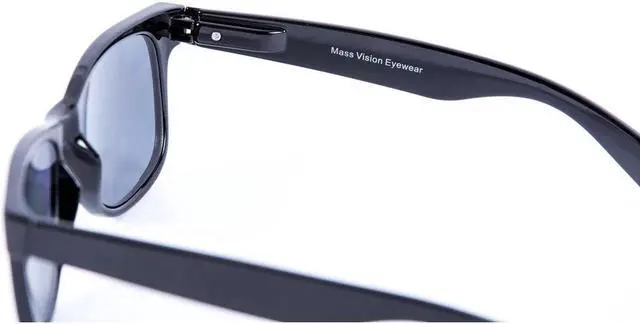 Alt view image 5 of 6 - Classic Style Full Lens (No Bifocal) Reading Sunglasses for Men and Women +1.50 Black