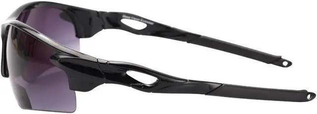 Alt view image 3 of 4 - "The Athlete" 2 Pair of Precision Sport Wrap Bifocal Unisex Reading Sunglasses +2.00 Black
