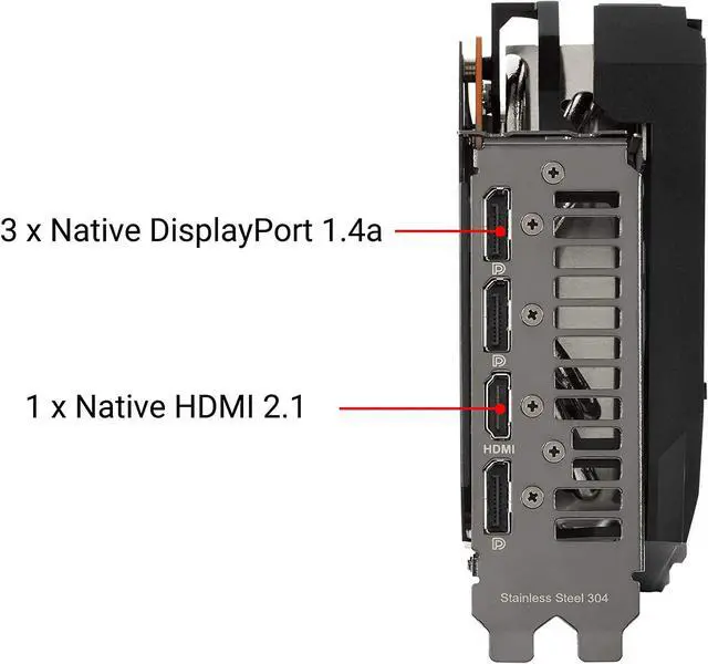 Alt view image 4 of 4 - ASUS Radeon RX 6700 XT Strix 12GB GDDR6 ROG-STRIX-RX6700XT-O12G-GAMING Video Graphic Card GPU - OEM