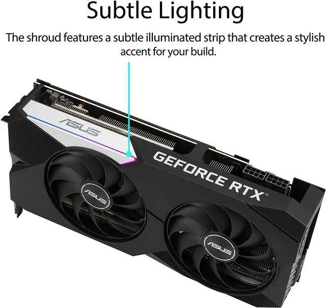 Alt view image 3 of 5 - ASUS GeForce RTX 3070 DUAL 8GB GDDR6 DUAL-RTX3070-8G Video Graphic Card GPU