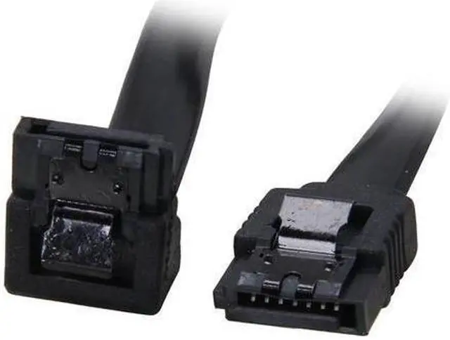 Main image of EN-Labs SATA 3 Cable,SATA3 SATA III 6Gb/s w/ latch Locking (90 Degree to 180 Degree) for Hard Drive Disk HDD / SSD - 6 inches - Black