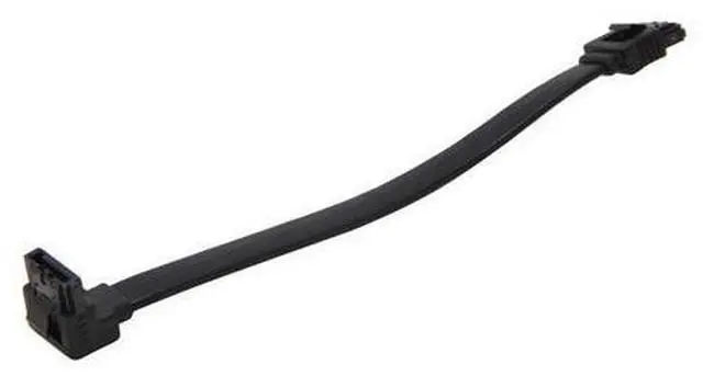 Alt view image 2 of 2 - EN-Labs SATA 3 Cable,SATA3 SATA III 6Gb/s w/ latch Locking (90 Degree to 180 Degree) for Hard Drive Disk HDD / SSD - 6 inches - Black