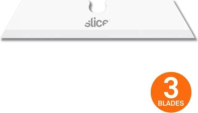 Alt view image 20 of 20 - Slice Smarty Series Ceramic Replacement Blaces 3/Pkg-White Pointed